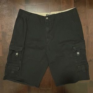 Plugg Black Cargo Shorts Size 36
